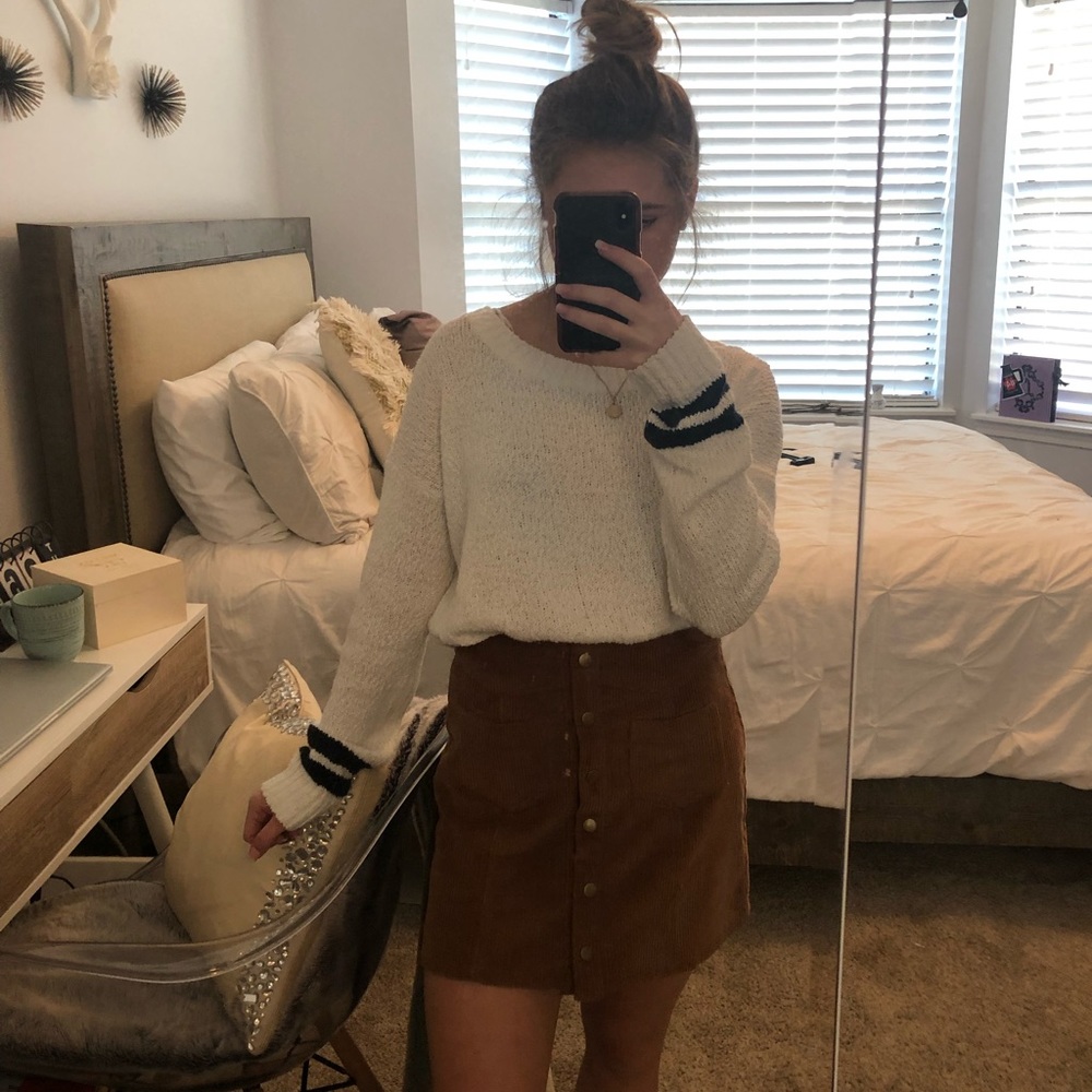 She + Sky corduroy skirt